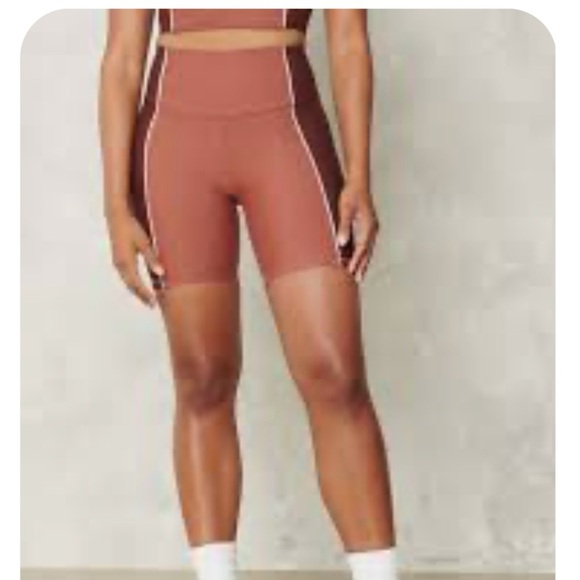 NWT YPB Women's Brown High-Waisted Shorts - Picture 2 of 6